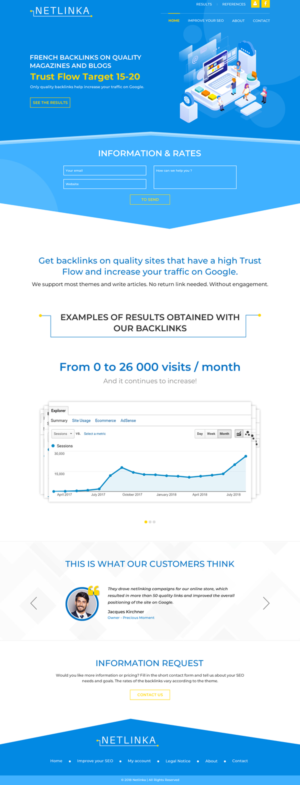 Web Design by KV_16 for this project | Design: #20664443