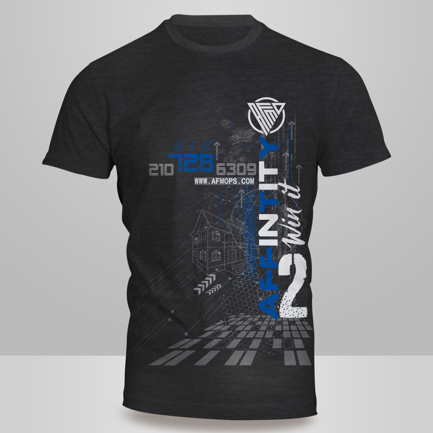 T-shirt Design by Kero for Affinity FM OPS Consultants LLC | Design #20669234