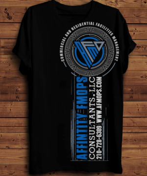 Diseño de Camiseta por creative gravity para Affinity FM OPS Consultants LLC | Diseño #20659351