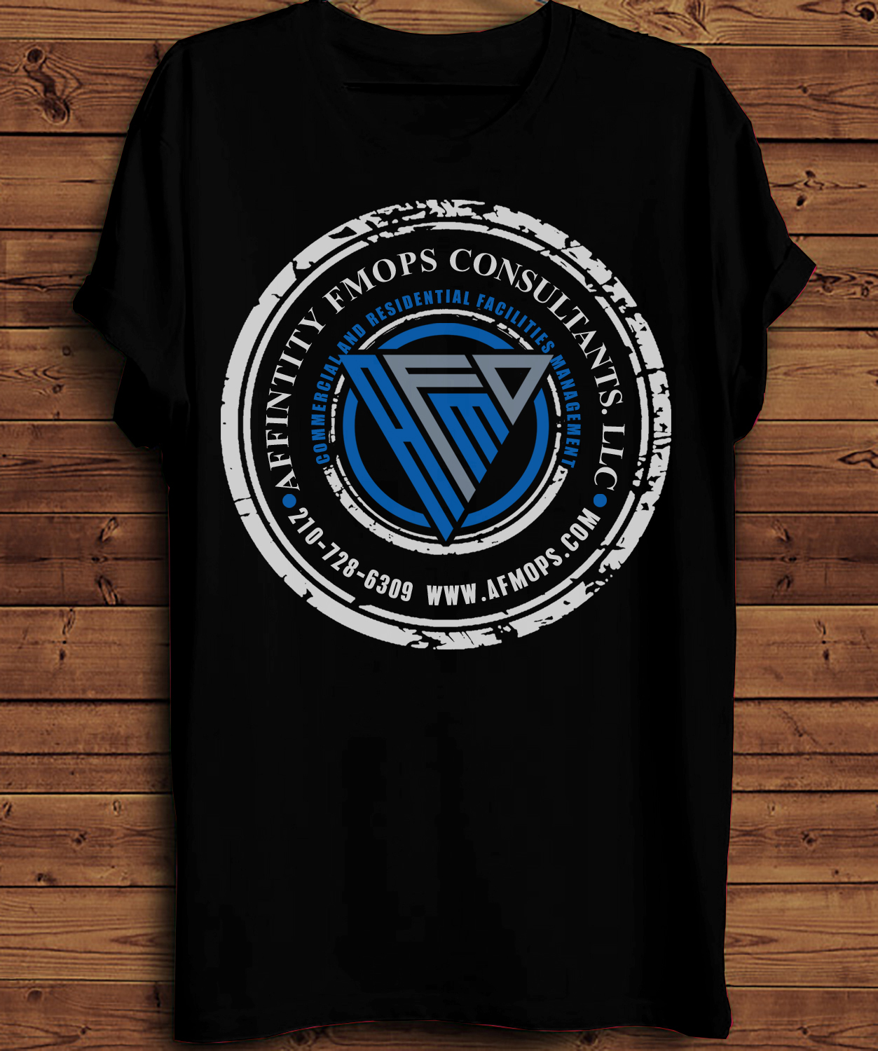 T-Shirt-Design von creative gravity für Affinity FM OPS Consultants LLC | Design #20659859