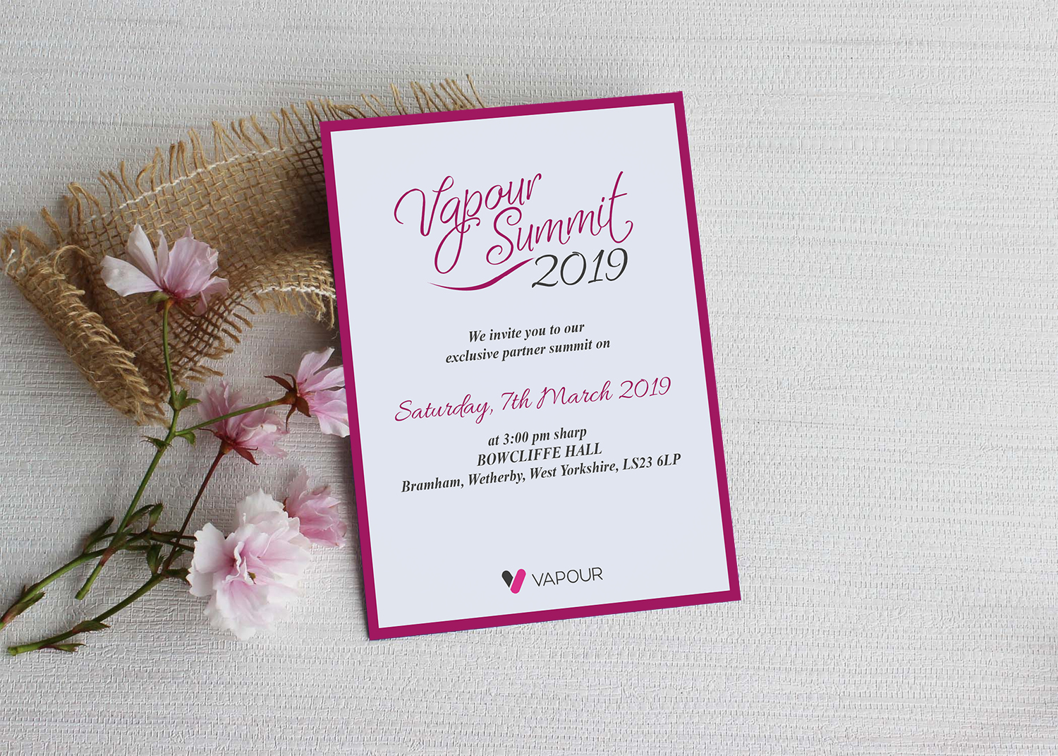 Design Invitation par VEGA-Designs pour Vapour Cloud | Design #20673578