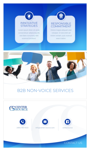 Center Source - North America’s Leading Nearshore Outsourcer | Diseño de PowerPoint por Raoul Camion