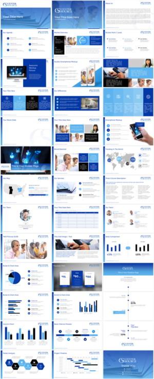 Diseño de PowerPoint por Imazing para Center Source | Diseño: #20664337