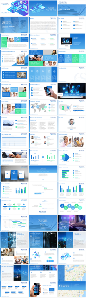 Center Source - North America’s Leading Nearshore Outsourcer | Diseño de PowerPoint por Imazing