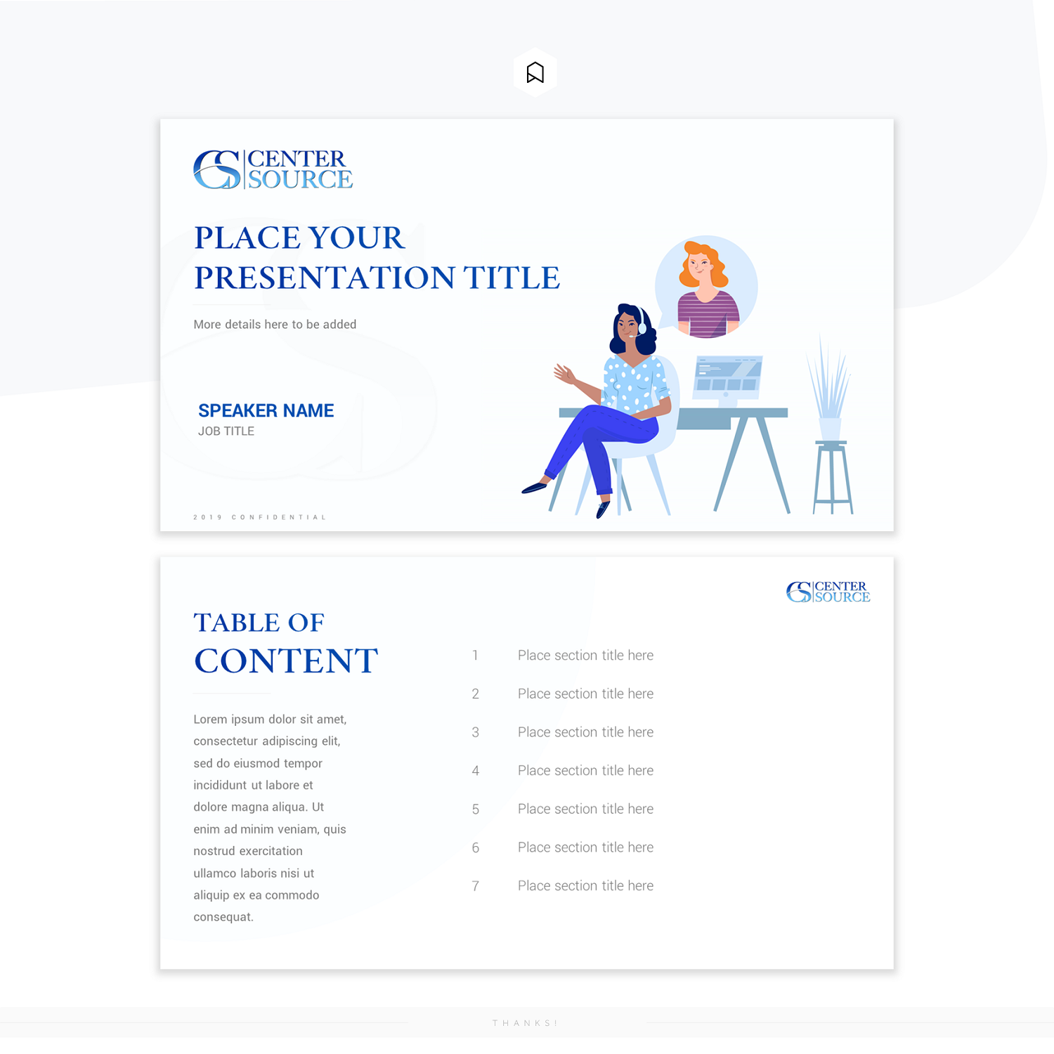 PowerPoint Design by Abdelrahman for Center Source | Design #20693272