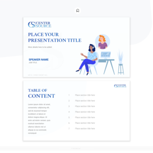 Diseño de PowerPoint por Abdelrahman para Center Source | Diseño #20693272