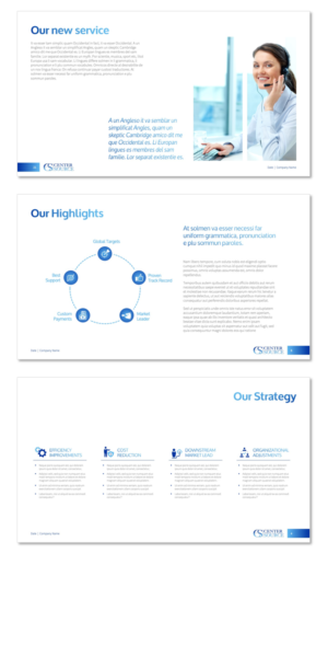 Diseño de PowerPoint por StonyDog Design para Center Source | Diseño: #20679381