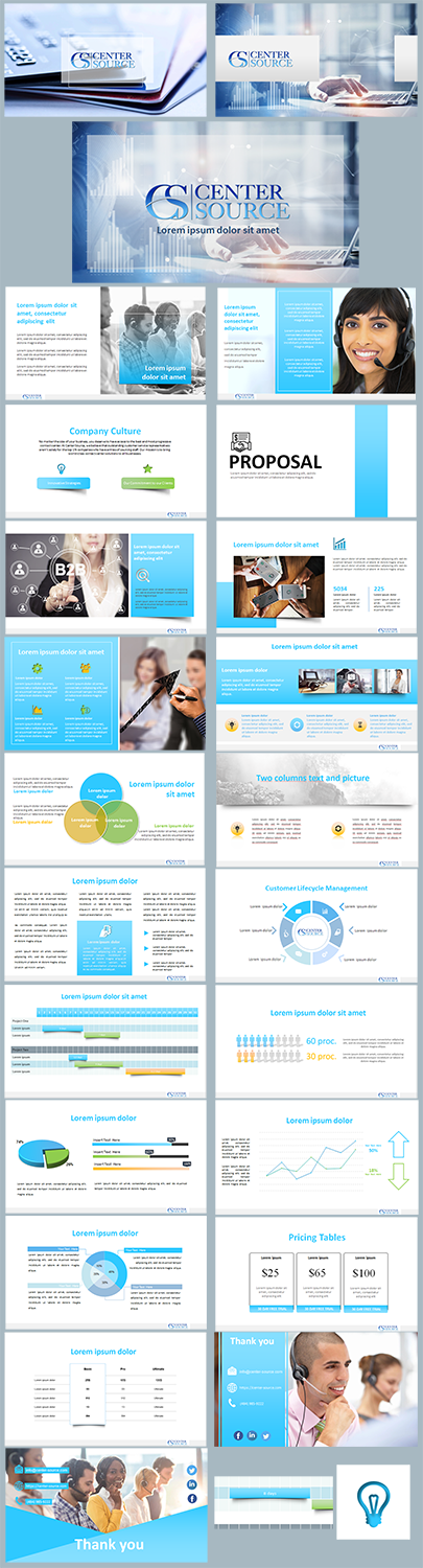 PowerPoint Design by IndreDesign for Center Source | Design #20667539