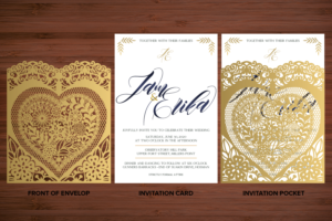 Invitation Design by EA5Designs for RED LEAVES GIFT(HONGKONG).CO.LTD | Design: #20699967