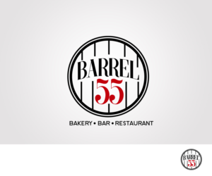 Logo Design by Justin.Design.PH for Barrel 55 bbr | Design #20663395