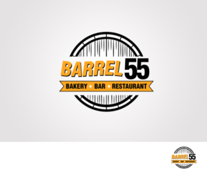 Logo Design by Justin.Design.PH for Barrel 55 bbr | Design: #20663396