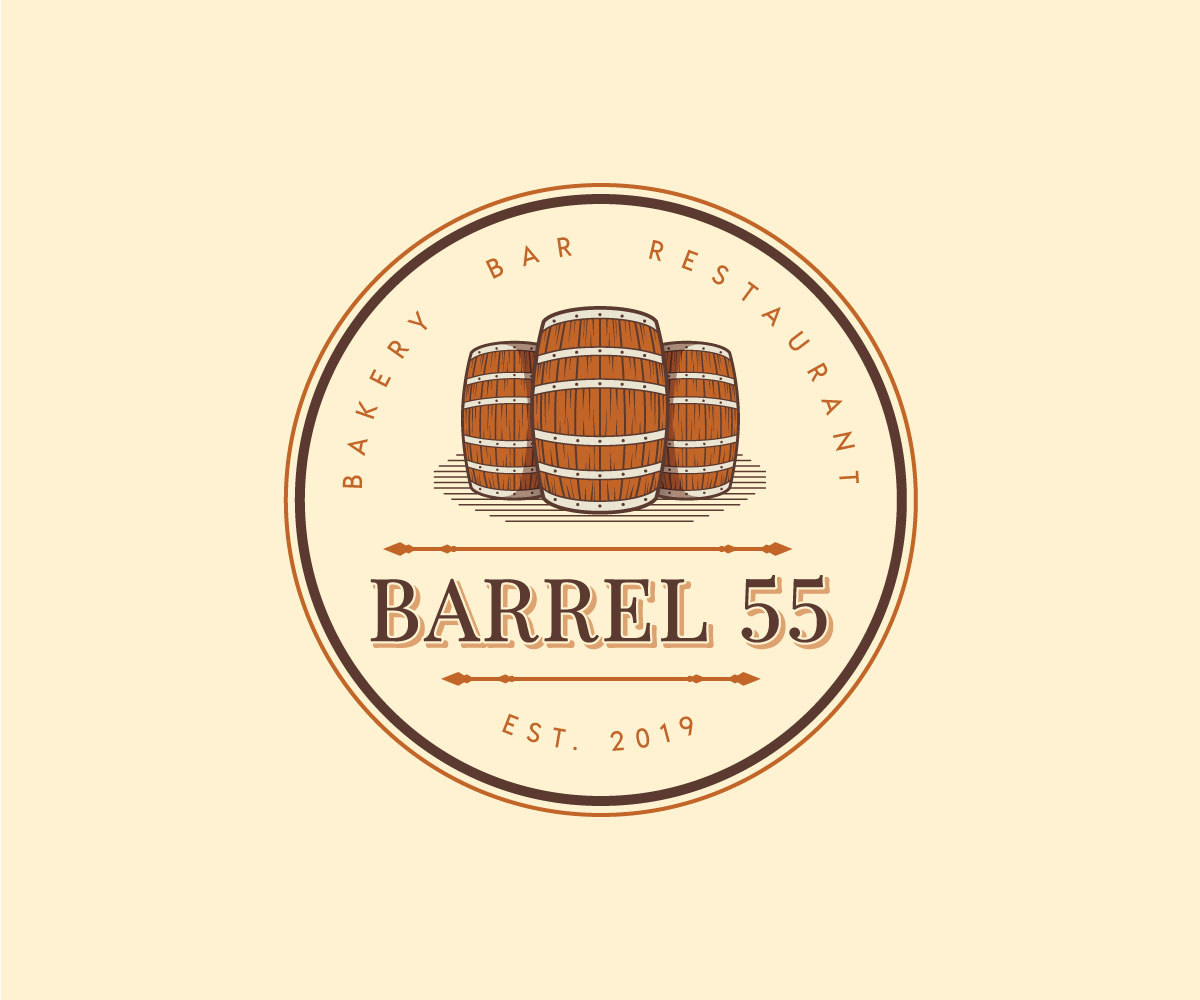 Logo Design by 91.kremena.petrova for Barrel 55 bbr | Design #20672704
