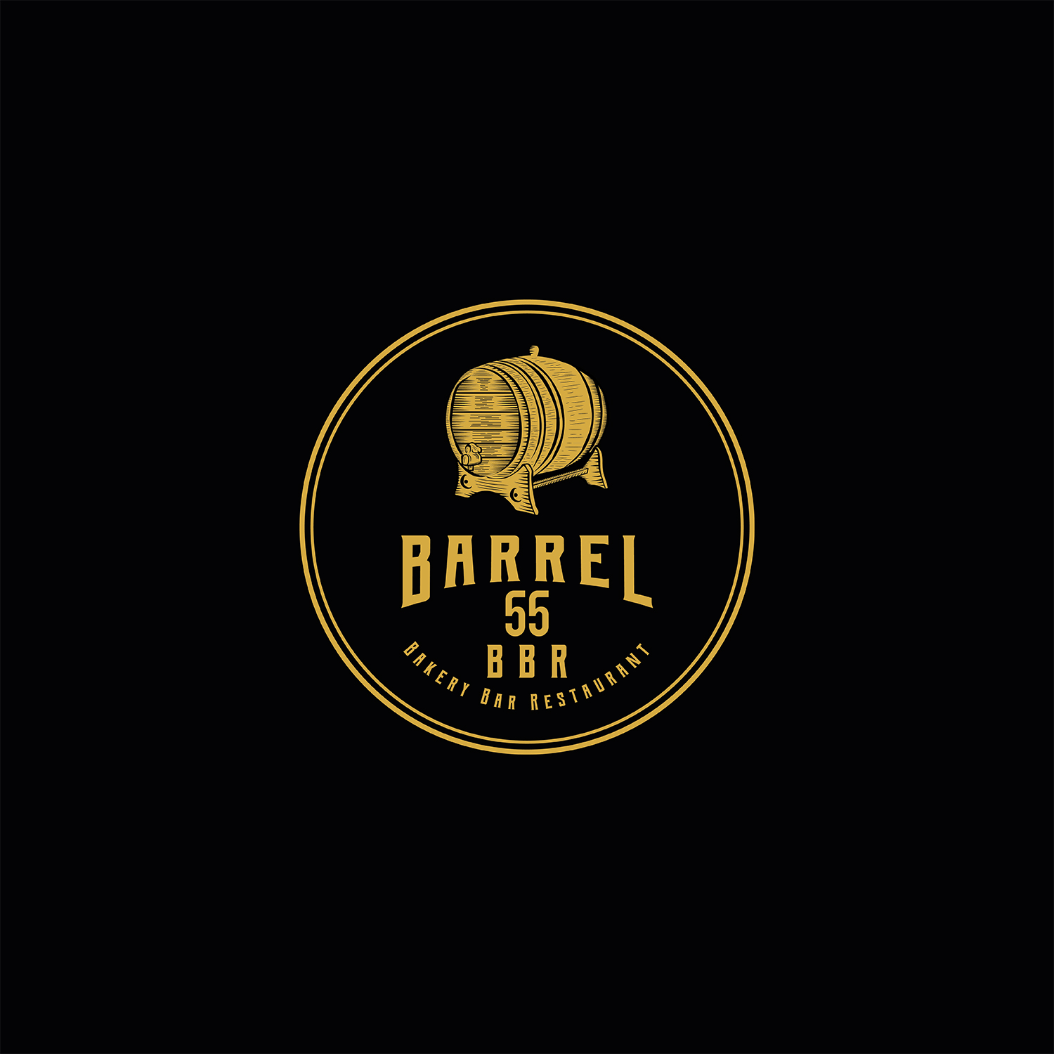 Logo Design by Rusty Circle for Barrel 55 bbr | Design #20669071
