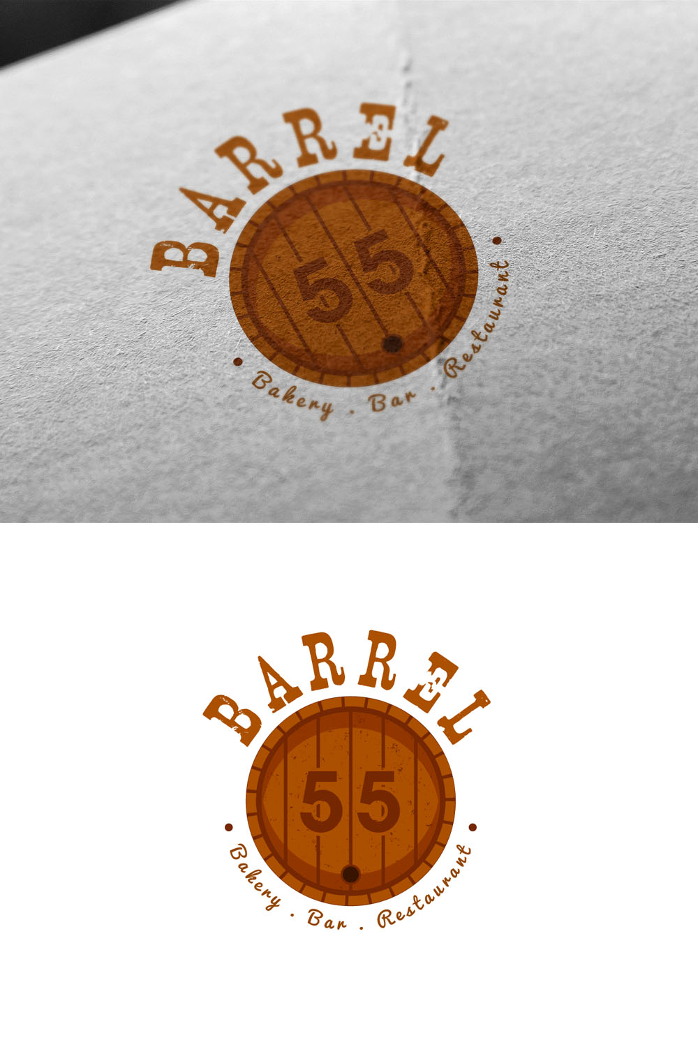 Logo-Design von Rzk für Barrel 55 bbr | Design #20661127