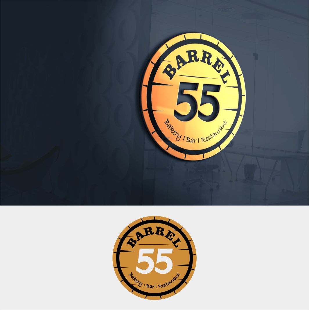 Logo Design by edo 5 for Barrel 55 bbr | Design #20676918