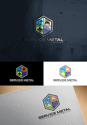 Service Metal Fabricating | Logo Design by NATURAL SRI