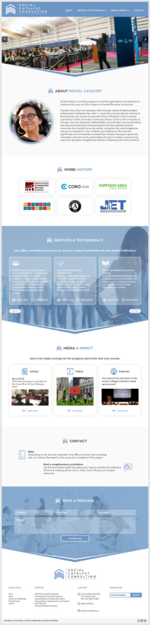 Help design website for 