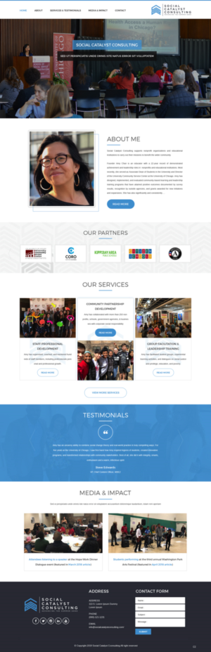 Web Design by pb for this project | Design: #20666286