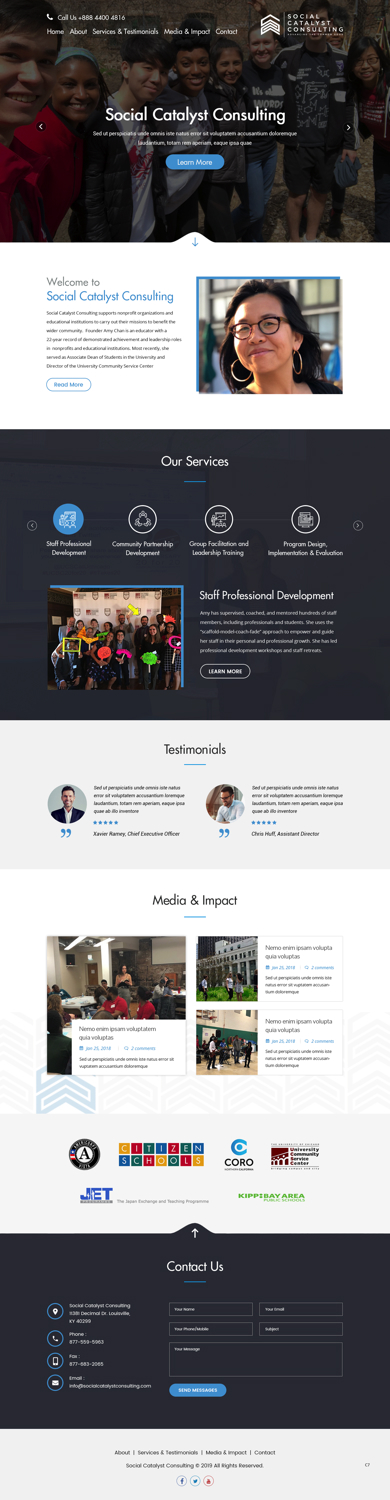 Web Design by pb for this project | Design #20666289