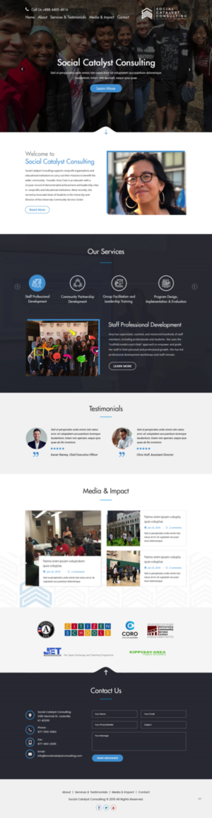 Web Design by pb for this project | Design: #20666289
