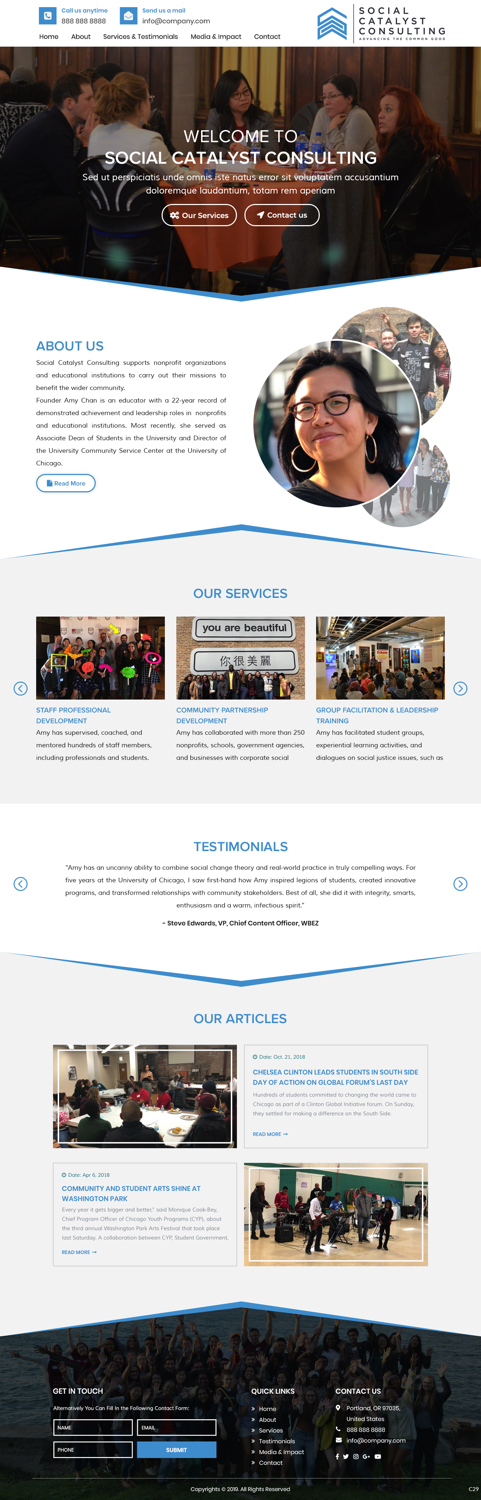 Web Design by pb for this project | Design #20666295
