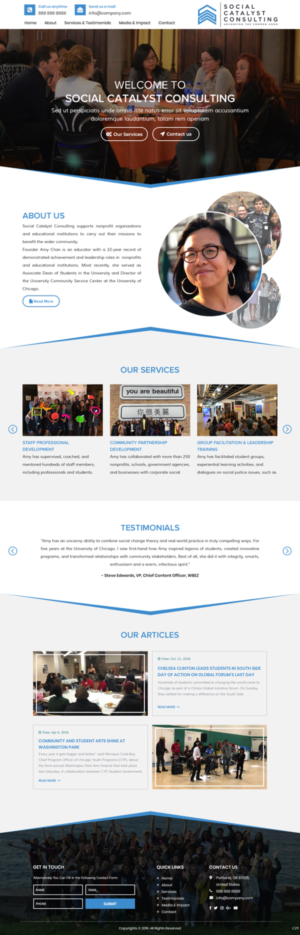 Web Design by pb for this project | Design: #20666295