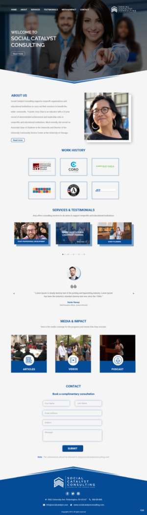 Web Design by pb for this project | Design: #20666308