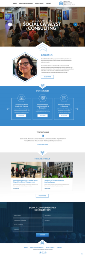 Web Design by pb for this project | Design: #20666311