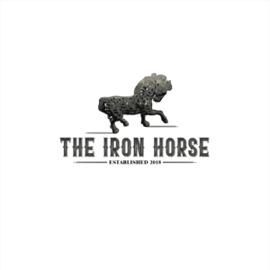 The Iron Horse.  Established 2018. | Logo Design by borzoid