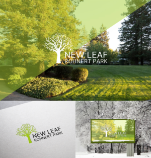 New Leaf Rohnert Park | Logo Design by rivemediadesign