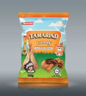 Here's your chance to make lots of children happy! Colourful and fun bag design for candies | Packaging Design by falcon.wings