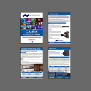 CUBE LED WALL BUYERS GUIDE | Diseño de Flyer por aspiremedia
