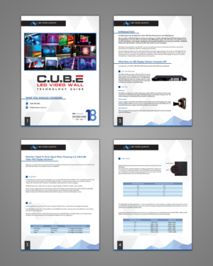 CUBE LED WALL BUYERS GUIDE | Diseño de Flyer por ecorokerz