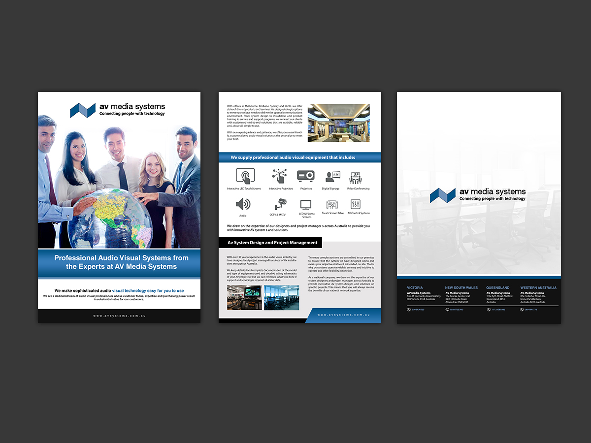 Flyer Design by n214008 for AV Media Systems | Design #20664268