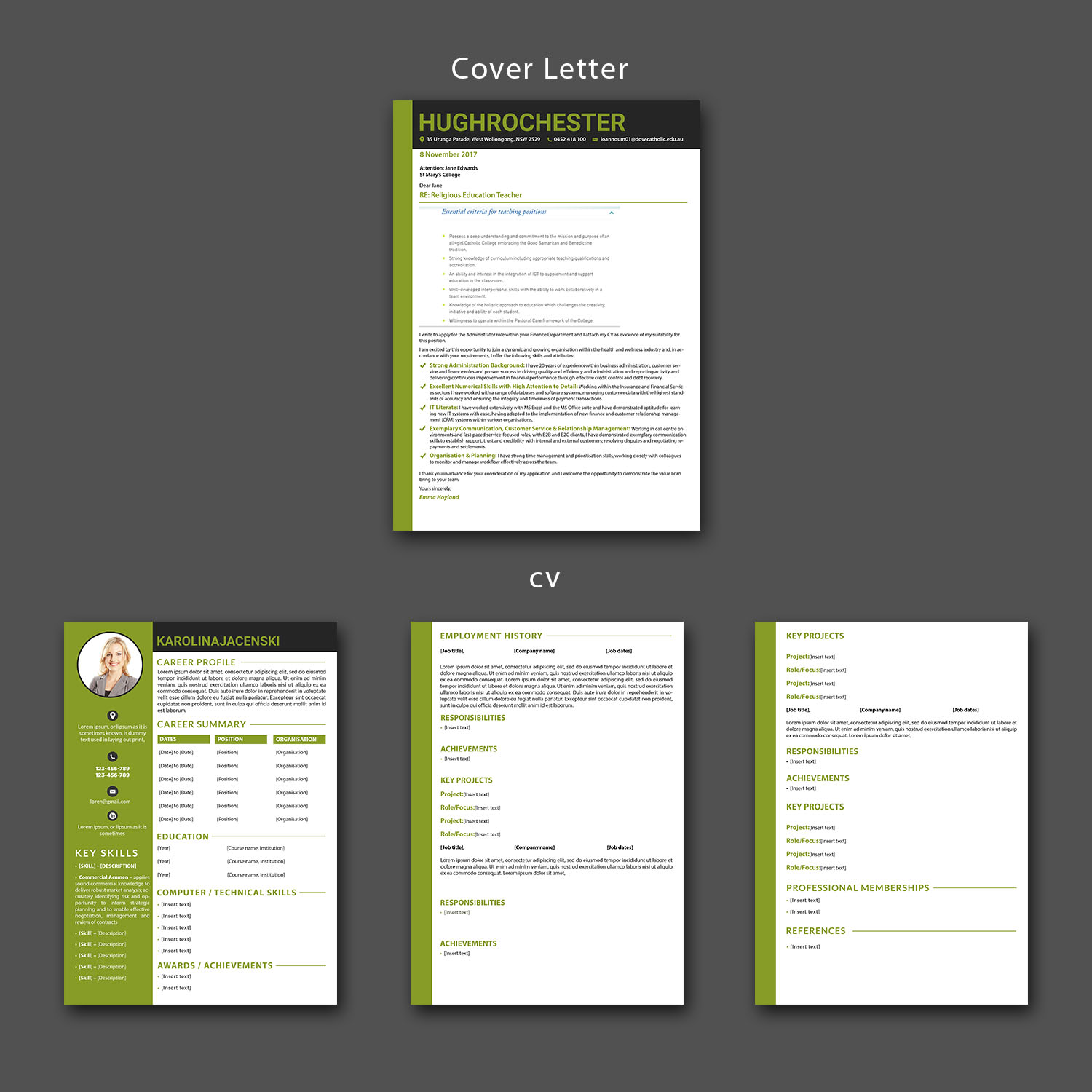 Word Template Design by aspiremedia for this project | Design #20683654