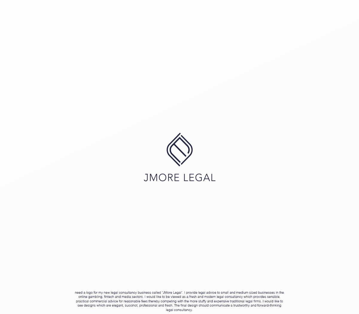 Logo Design by GBDESIGN for Jmore Legal | Design #20760942