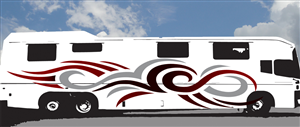 Design for a motorhome 12 meters long 4 meters high | Graphic Design by Thomas DeHart