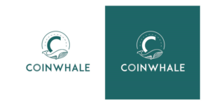 Coin Whale Cryptocurrency ATM Graphic/Logo | Graphic Design by CC Creative Design