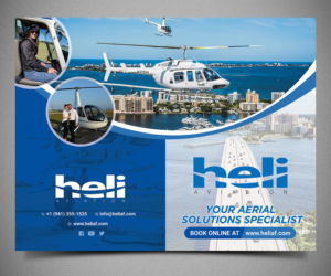 Helicopter Tour Brochure Design (8.5 x 11