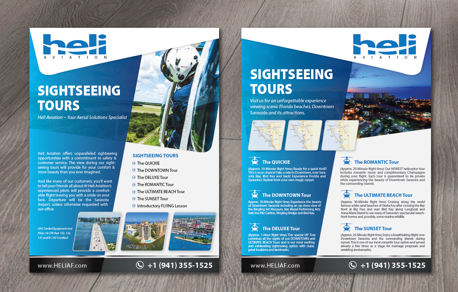 Design de Flyer par alex989 pour Heli Aviation Florida, LLC | Design #20670277