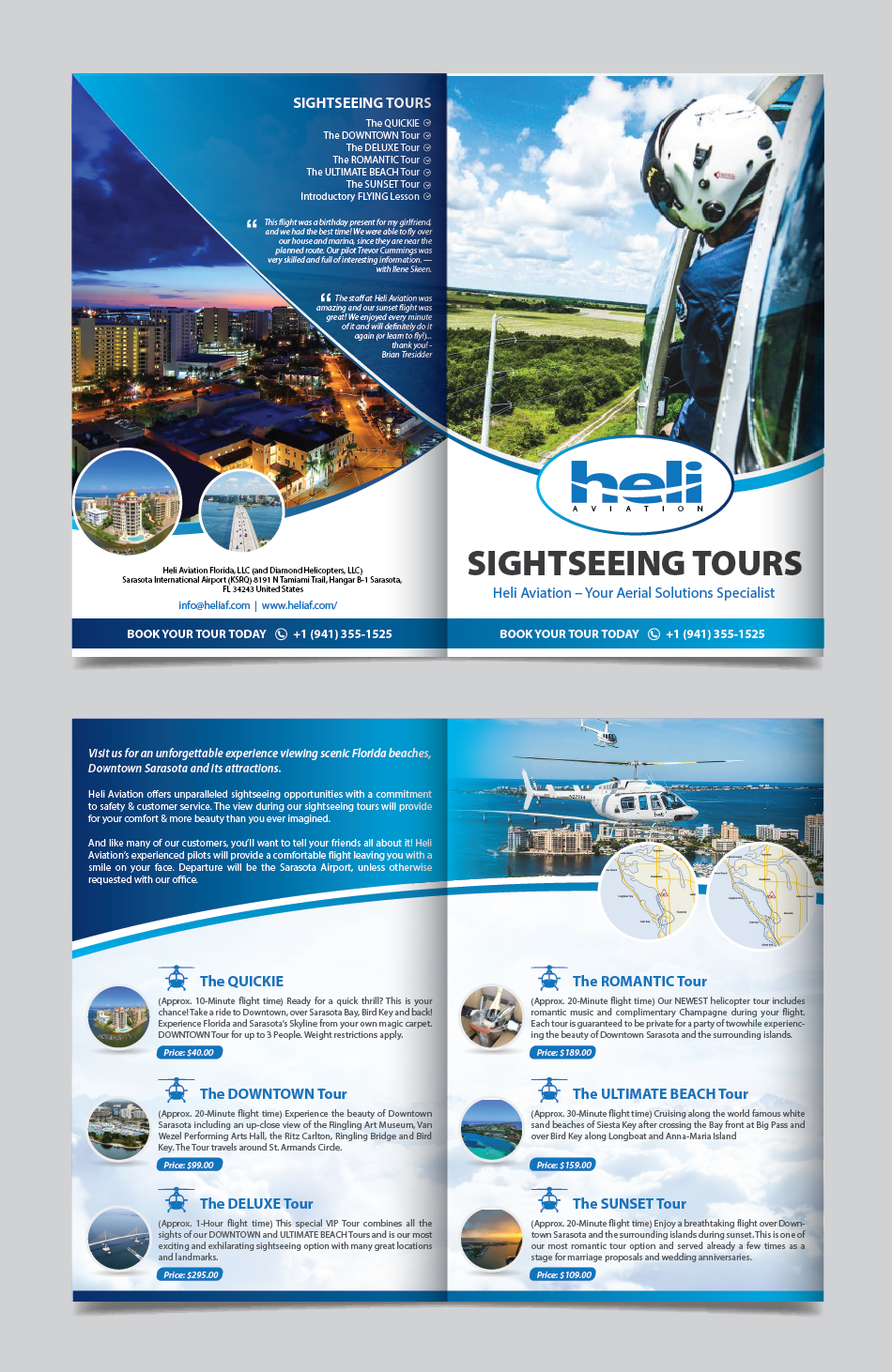 Design de Flyer par alex989 pour Heli Aviation Florida, LLC | Design #20685768