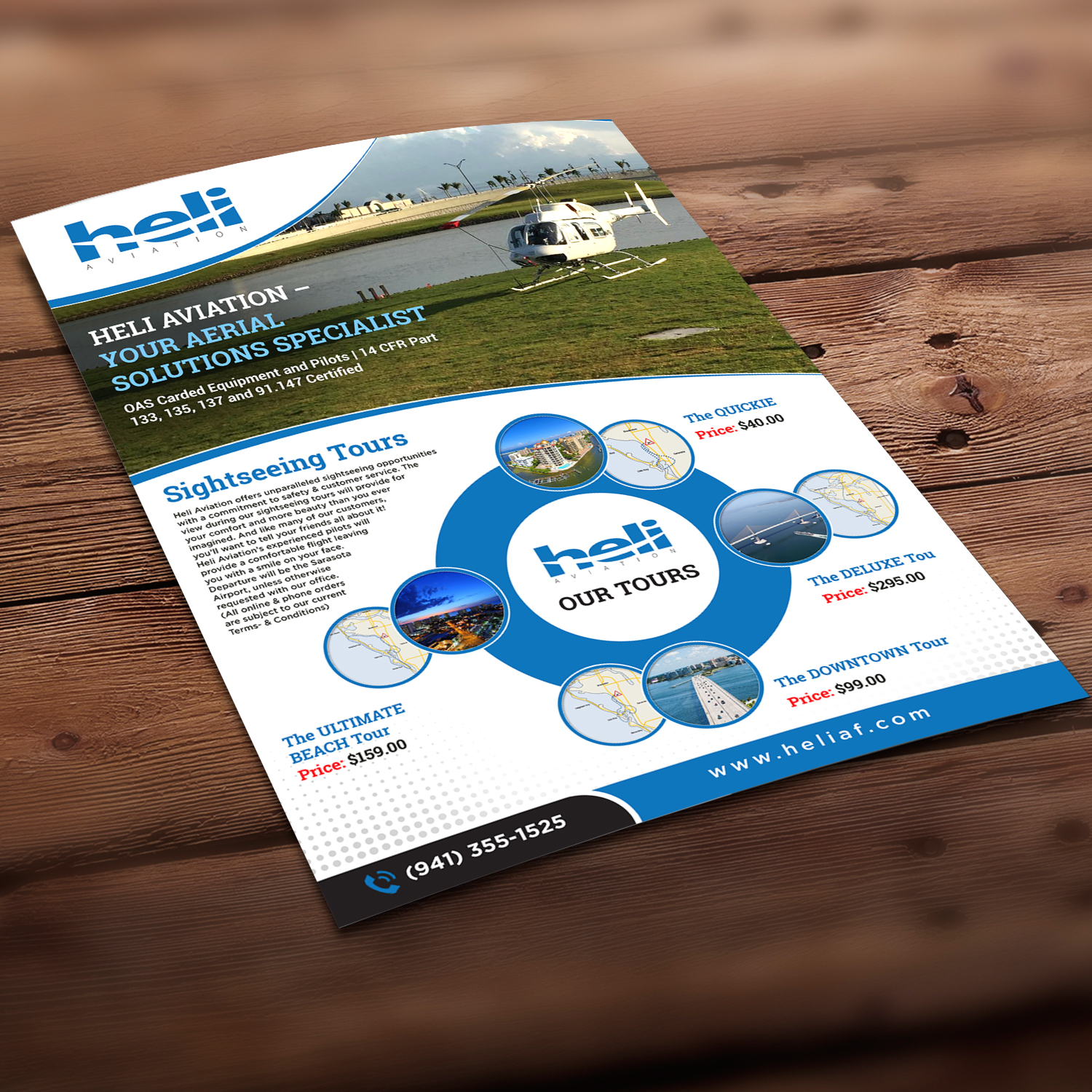 Design de Flyer par debdesign pour Heli Aviation Florida, LLC | Design #20672679