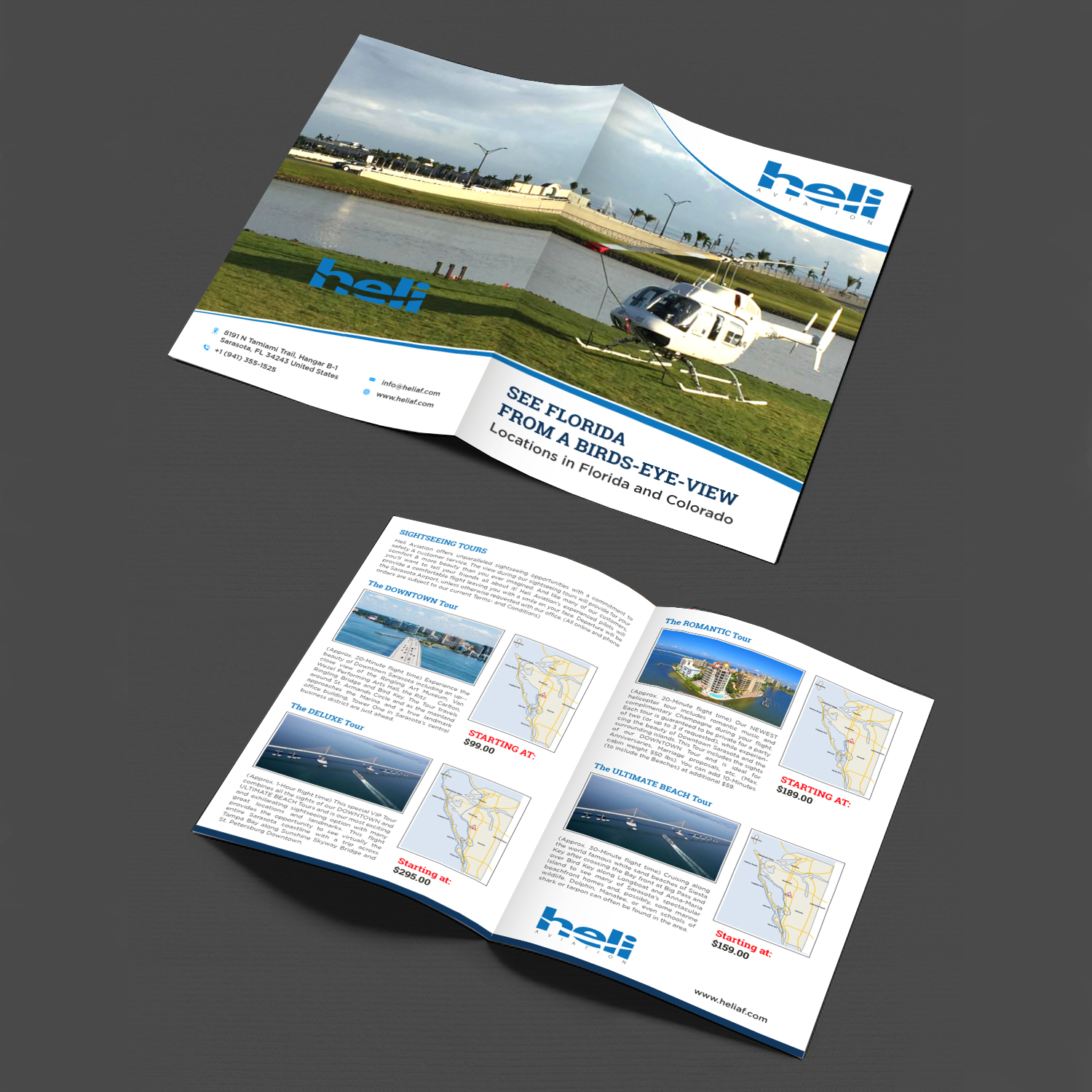 Design de Flyer par debdesign pour Heli Aviation Florida, LLC | Design #20691611
