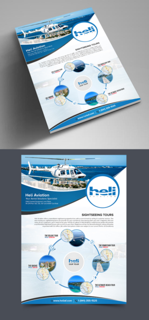 Design de Flyer par creative.bugs pour Heli Aviation Florida, LLC | Design : #20669479