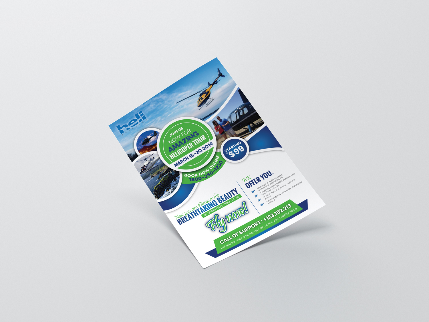Flyer-Design von ilovedesign1 für Heli Aviation Florida, LLC | Design #20676732