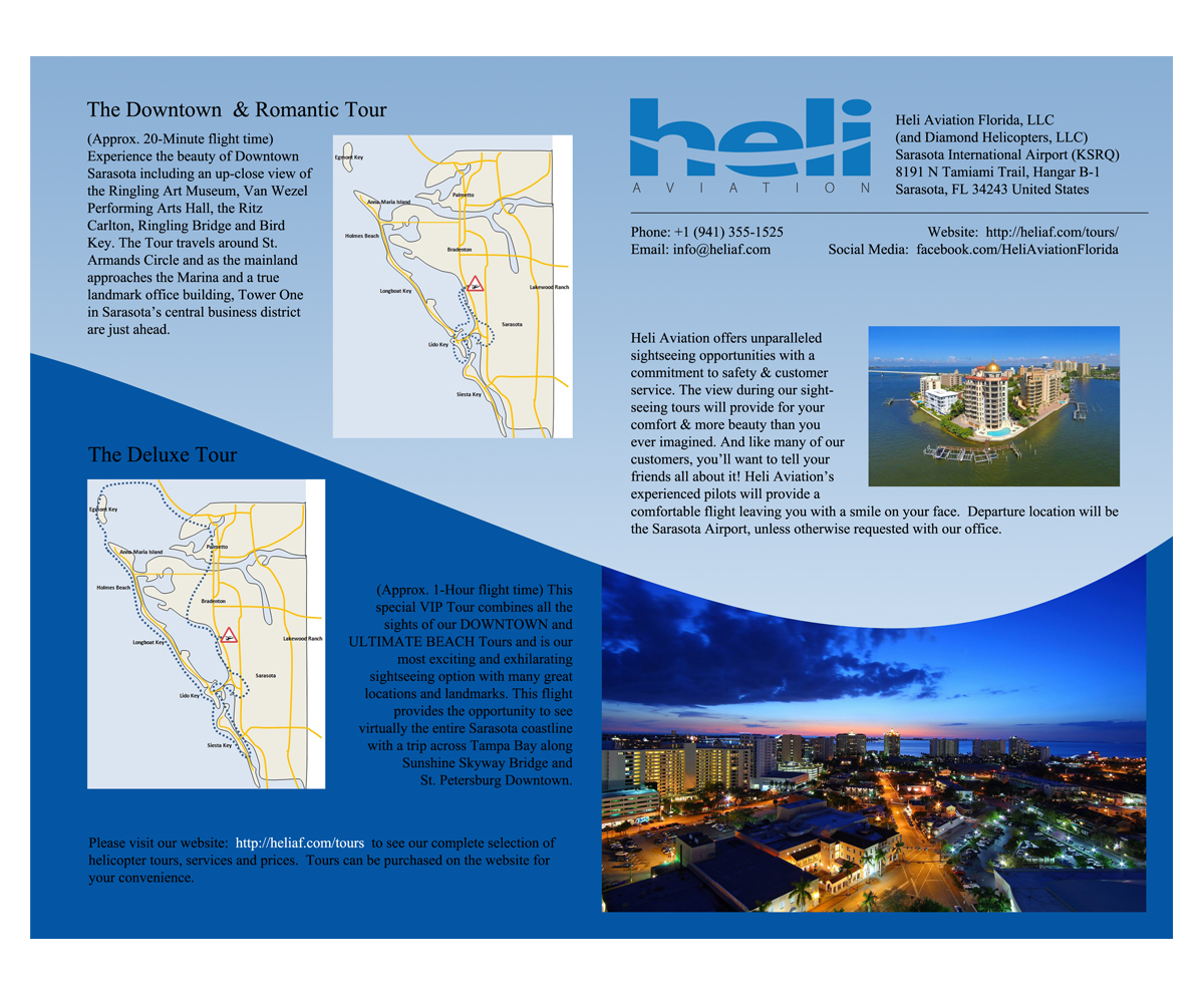 Flyer Design by James Heilman for Heli Aviation Florida, LLC | Design #20689669