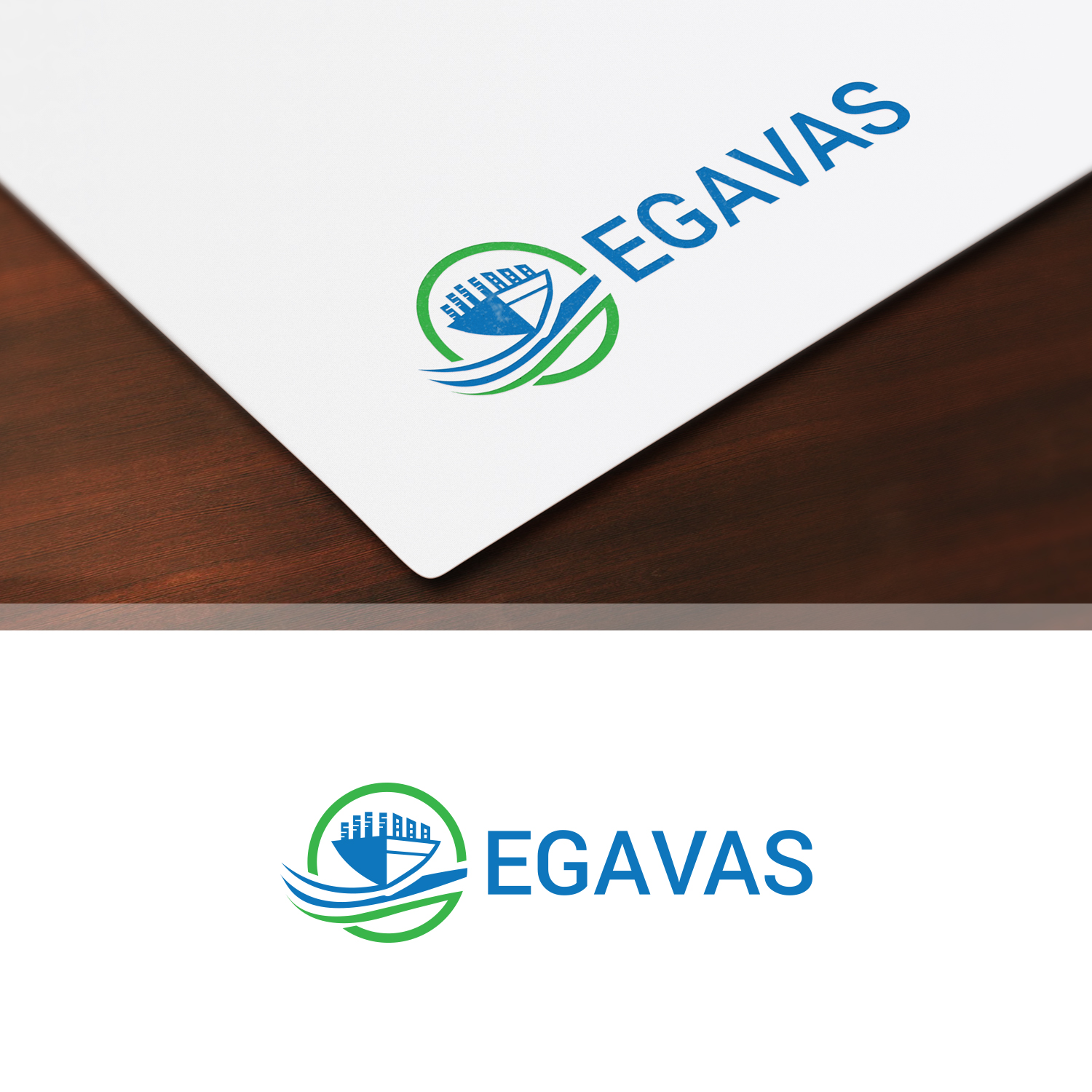 Logo Design by Maxo-Biz for Egavas International Logistics | Design #20671777