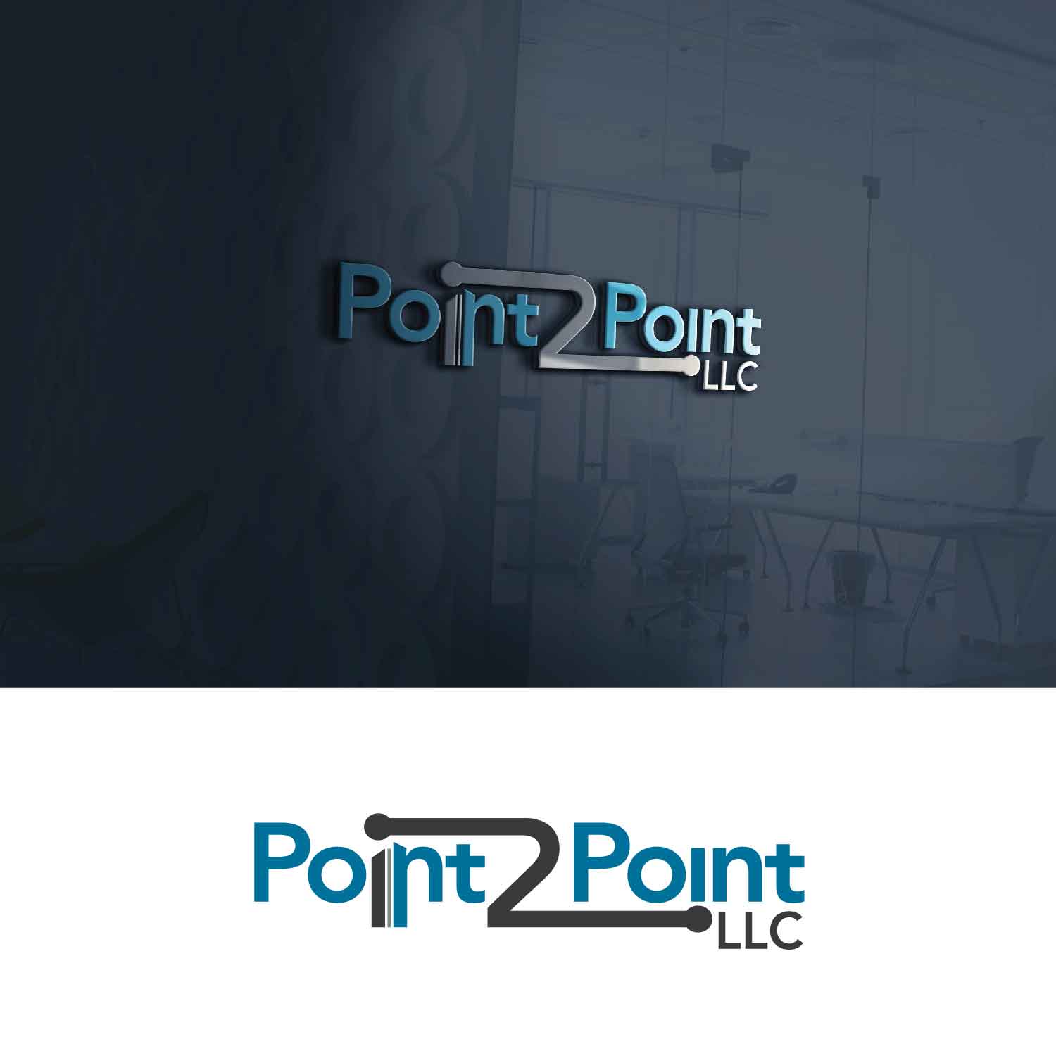 Logo Design by Maxo-Biz for Point 2 Point LLC | Design #20671757