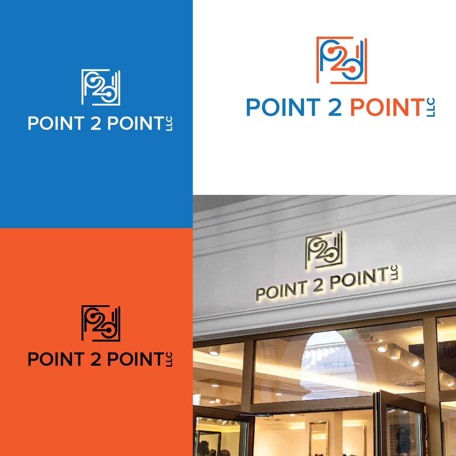 Logo Design by Maxo-Biz for Point 2 Point LLC | Design #20671759