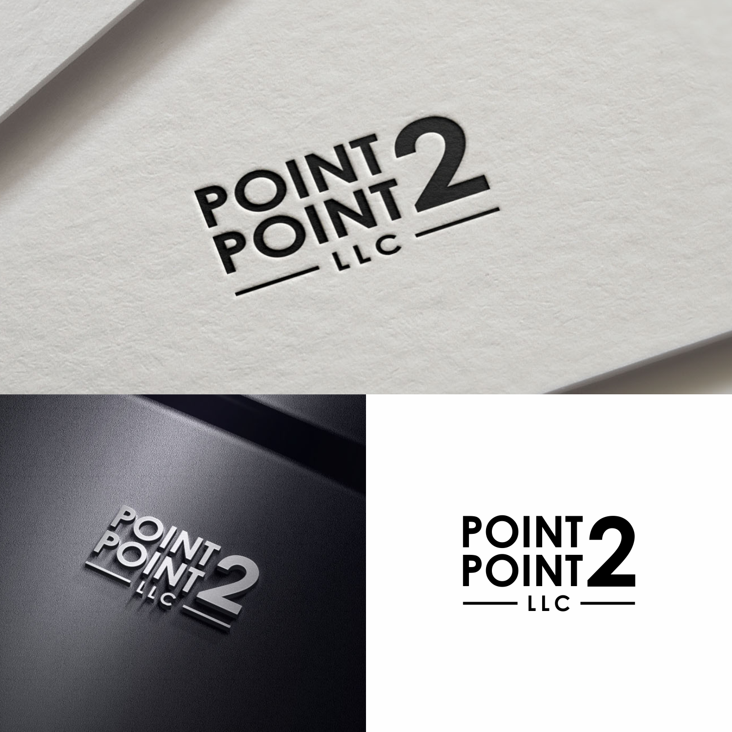 Logo Design by saher khan 2 for Point 2 Point LLC | Design #20676105